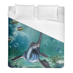 Awesome Seadragon Duvet Cover (full/ Double Size) by FantasyWorld7