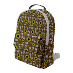 Hawaii Ghost Beige Flap Pocket Backpack (large) by snowwhitegirl