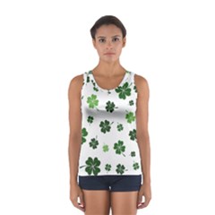 St Patricks Day Pattern Sport Tank Top  by Valentinaart