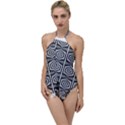 Mandala Pattern Go with the Flow One Piece Swimsuit View1