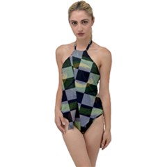 Circle Checks Go With The Flow One Piece Swimsuit by Sparkle