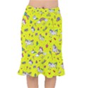 Pattern Unicorns Mermaids Horses Girlish Things Short Mermaid Skirt View1