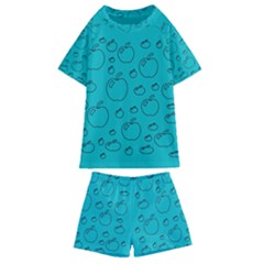 Small Apples And Big Apples Kids  Swim Tee And Shorts Set by pepitasart