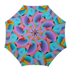 3d Color Swings Golf Umbrellas by Sparkle