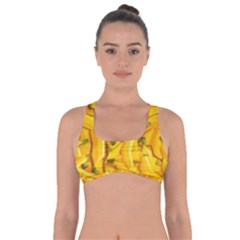 Geometric Bananas Got No Strings Sports Bra by Sparkle