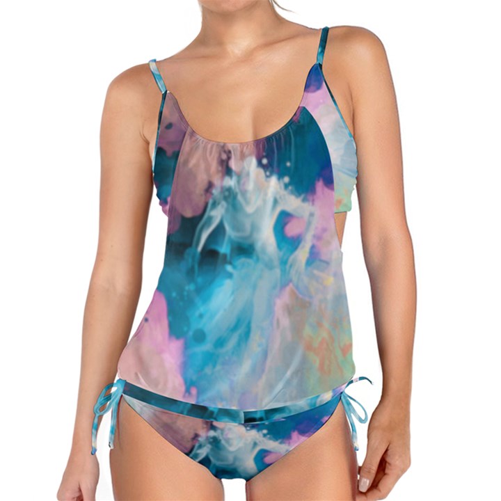 Colorful Beach Tankini Set