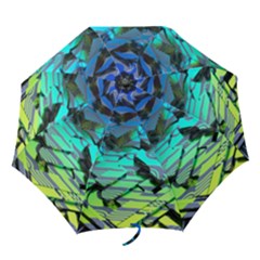 Digital Abstract Folding Umbrellas by Sparkle