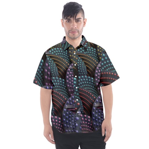 Fractal Sells Men s Short Sleeve Shirt by Sparkle