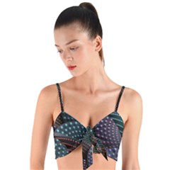 Fractal Sells Woven Tie Front Bralet by Sparkle