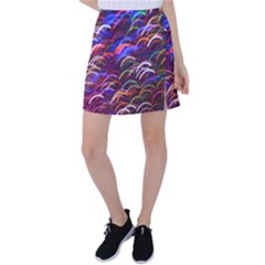 Fractal Rings Tennis Skirt by Sparkle