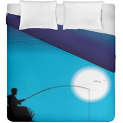 Fishing Duvet Cover Double Side (king Size) by Sparkle