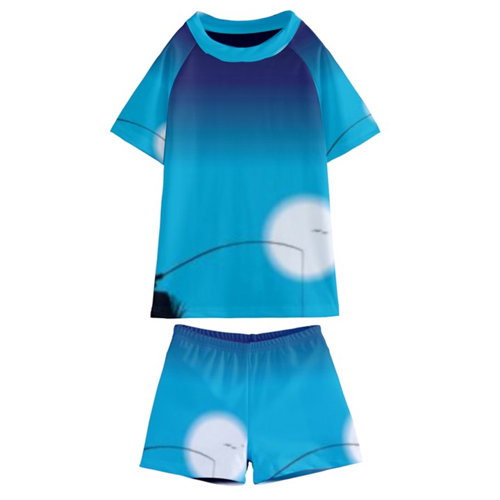 Fishing Kids  Swim Tee and Shorts Set