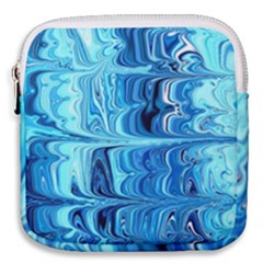 Blue Waves Mini Square Pouch by Sparkle