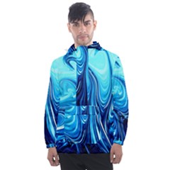 Sunami Waves Men s Front Pocket Pullover Windbreaker by Sparkle