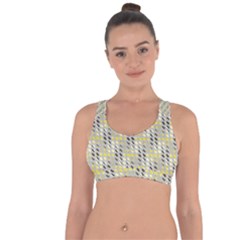 Color Tiles Cross String Back Sports Bra by Sparkle