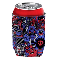 Cute Halloween Monsters Set Background Can Holder by Vaneshart