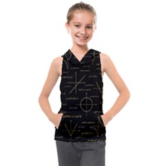 Abstract Math Pattern Kids  Sleeveless Hoodie by Vaneshart