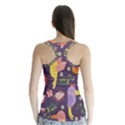 Exotic Seamless Pattern With Parrots Fruits Racer Back Sports Top View2