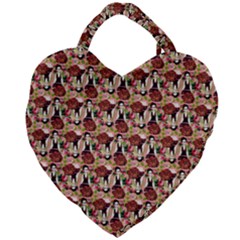 Swimmer 20s Pink Giant Heart Shaped Tote by snowwhitegirl