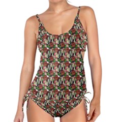 Swimmer 20s Teal Tankini Set by snowwhitegirl