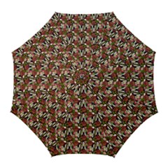 Swimmer 20s Brown Golf Umbrellas by snowwhitegirl