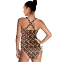 Swimmer 20s Brown Tankini Set View2