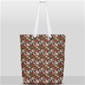 Swimmer 20s Brown Full Print Rope Handle Tote (Small) View2