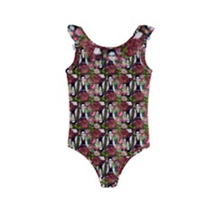 Swimmer 20s Brown Kids  Frill Swimsuit by snowwhitegirl