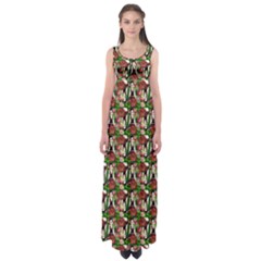 Swimmer 20s Green Empire Waist Maxi Dress by snowwhitegirl