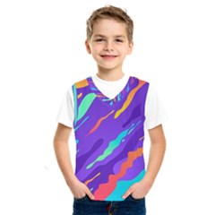 Multicolored Abstract Background Kids  Sportswear by Vaneshart