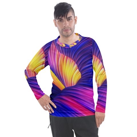 Abstract Antelope Pattern Background Men s Pique Long Sleeve Tee by Vaneshart