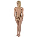 Zebra 2 High Leg Strappy Swimsuit View2