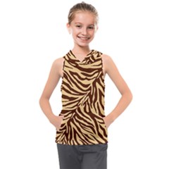 Zebra 2 Kids  Sleeveless Hoodie by dressshop