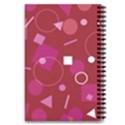 Lesbian Pride Flag Retro Shapes Pattern 5.5  x 8.5  Notebook View2