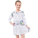 Ipaused2 Kids  Quarter Sleeve Shirt Dress View1