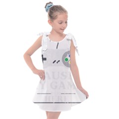 Ipaused2 Kids  Tie Up Tunic Dress by ChezDeesTees