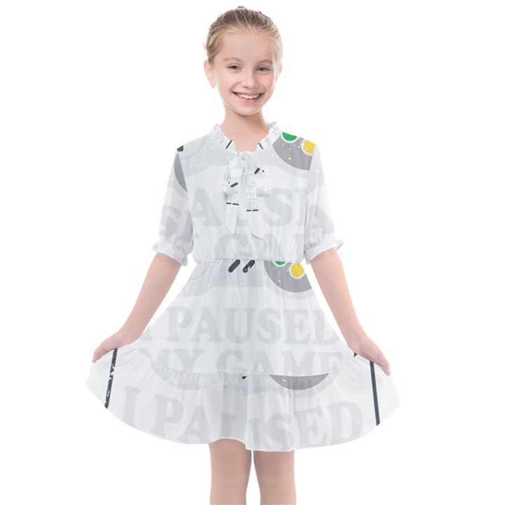 Ipaused2 Kids  All Frills Chiffon Dress