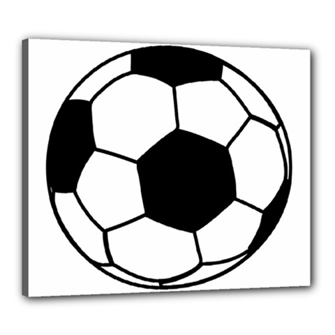 Soccer Lovers Gift Canvas 24  X 20  (stretched) by ChezDeesTees