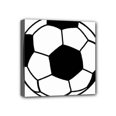 Soccer Lovers Gift Mini Canvas 4  X 4  (stretched) by ChezDeesTees