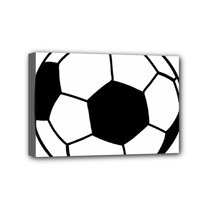 Soccer Lovers Gift Mini Canvas 6  x 4  (Stretched)