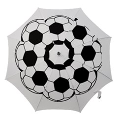 Soccer Lovers Gift Hook Handle Umbrellas (small) by ChezDeesTees