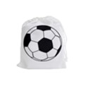 Soccer Lovers Gift Drawstring Pouch (Large) View1