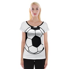 Soccer Lovers Gift Cap Sleeve Top by ChezDeesTees