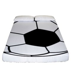 Soccer Lovers Gift Fitted Sheet (king Size) by ChezDeesTees