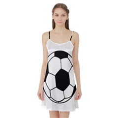 Soccer Lovers Gift Satin Night Slip by ChezDeesTees