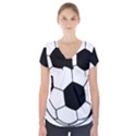 Soccer Lovers Gift Short Sleeve Front Detail Top View1