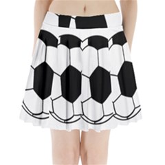 Soccer Lovers Gift Pleated Mini Skirt by ChezDeesTees