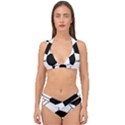 Soccer Lovers Gift Double Strap Halter Bikini Set View1