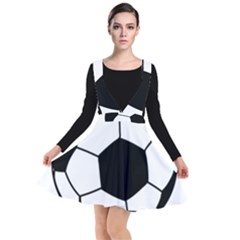 Soccer Lovers Gift Plunge Pinafore Dress by ChezDeesTees