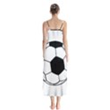 Soccer Lovers Gift Button Up Chiffon Maxi Dress View2